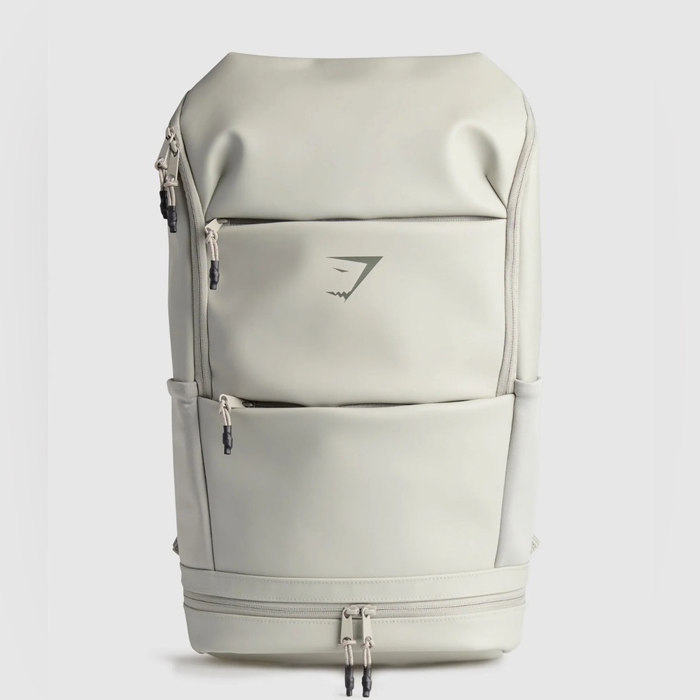 Gymshark Pebble Grey Sleek Backpack